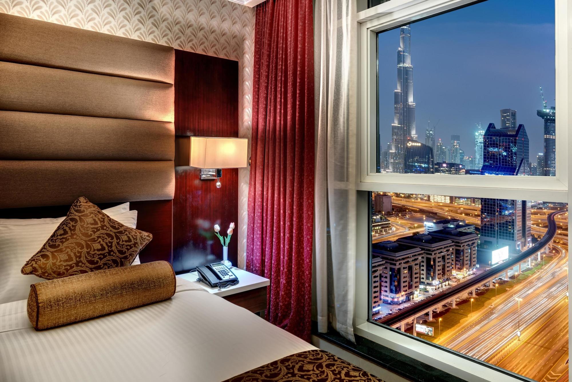דובאי Sunday Mega Hotel Sheikh Zayed Road Near Difc Formerly Emirates Grand Hotel מראה חיצוני תמונה