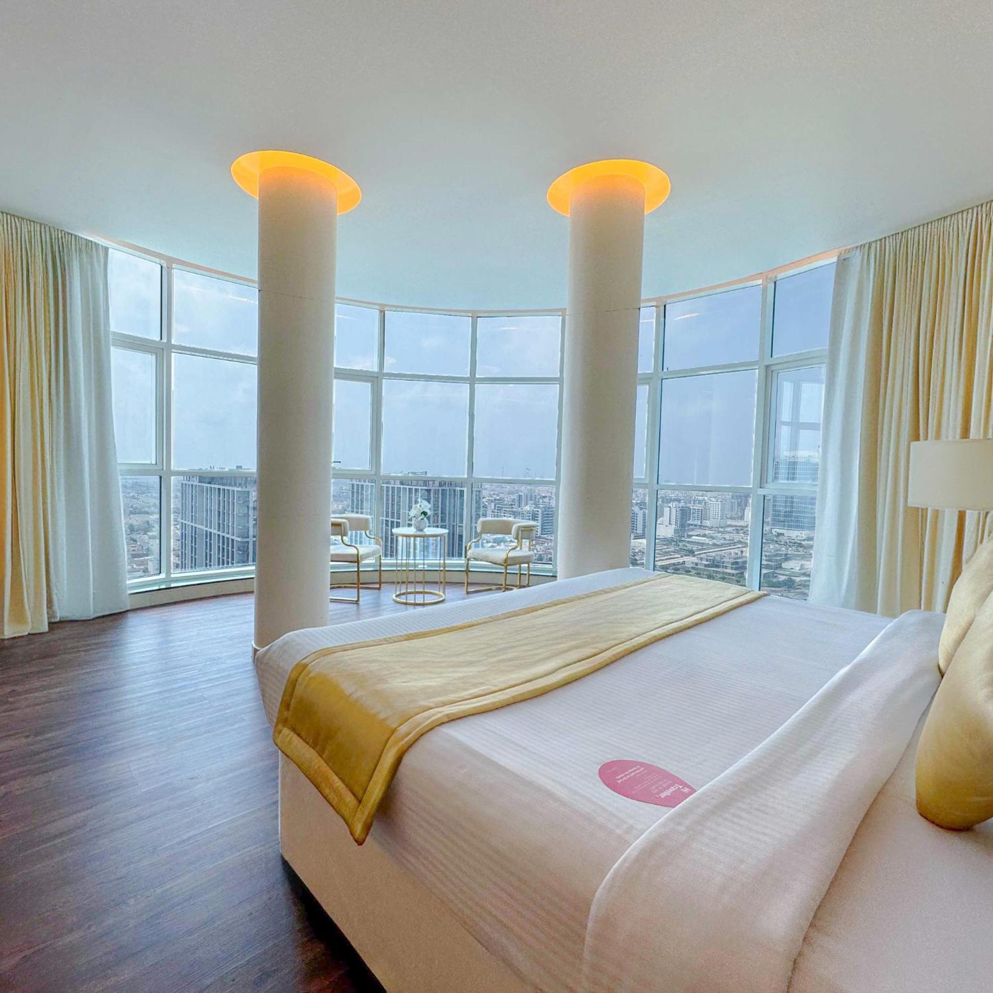 דובאי Sunday Mega Hotel Sheikh Zayed Road Near Difc Formerly Emirates Grand Hotel מראה חיצוני תמונה
